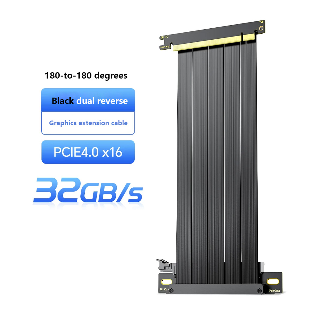 สายต่อขยาย GPU PCIe 3.0 / 4.0  - Pcie 4.0 X16 Riser Cable 90 Degree บทวิจารณ์และราคา