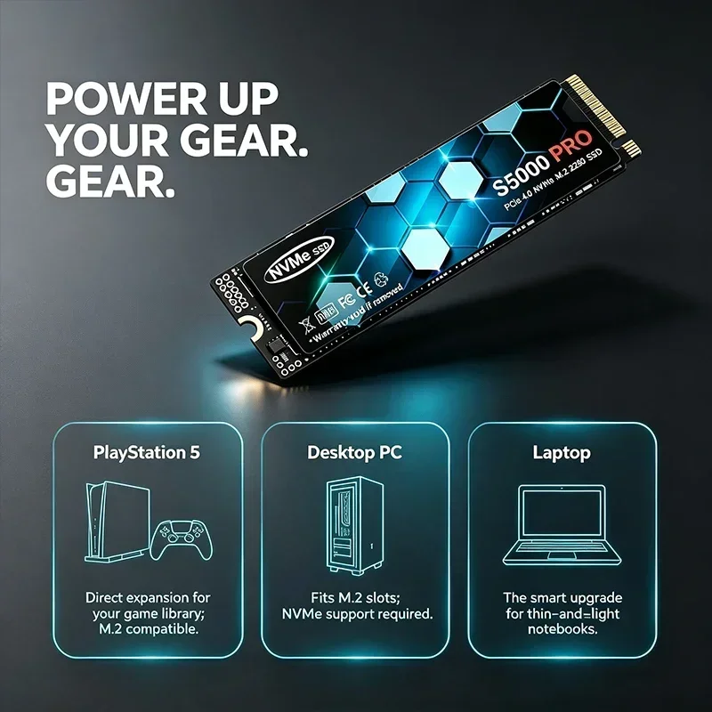 S5000 PRO M.2 PCIe 4.0 NVMe SS - M.2 Nvme 4Tb Pcie 4.0 Ssd บทวิจารณ์และราคา