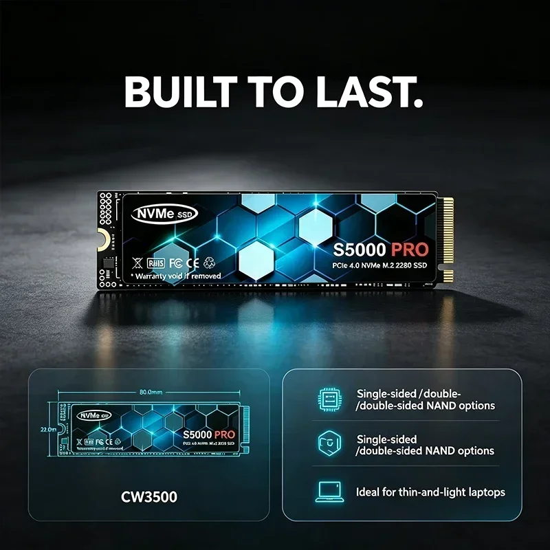 S5000 PRO M.2 PCIe 4.0 NVMe SS - M.2 Nvme 4Tb Pcie 4.0 Ssd บทวิจารณ์และราคา
