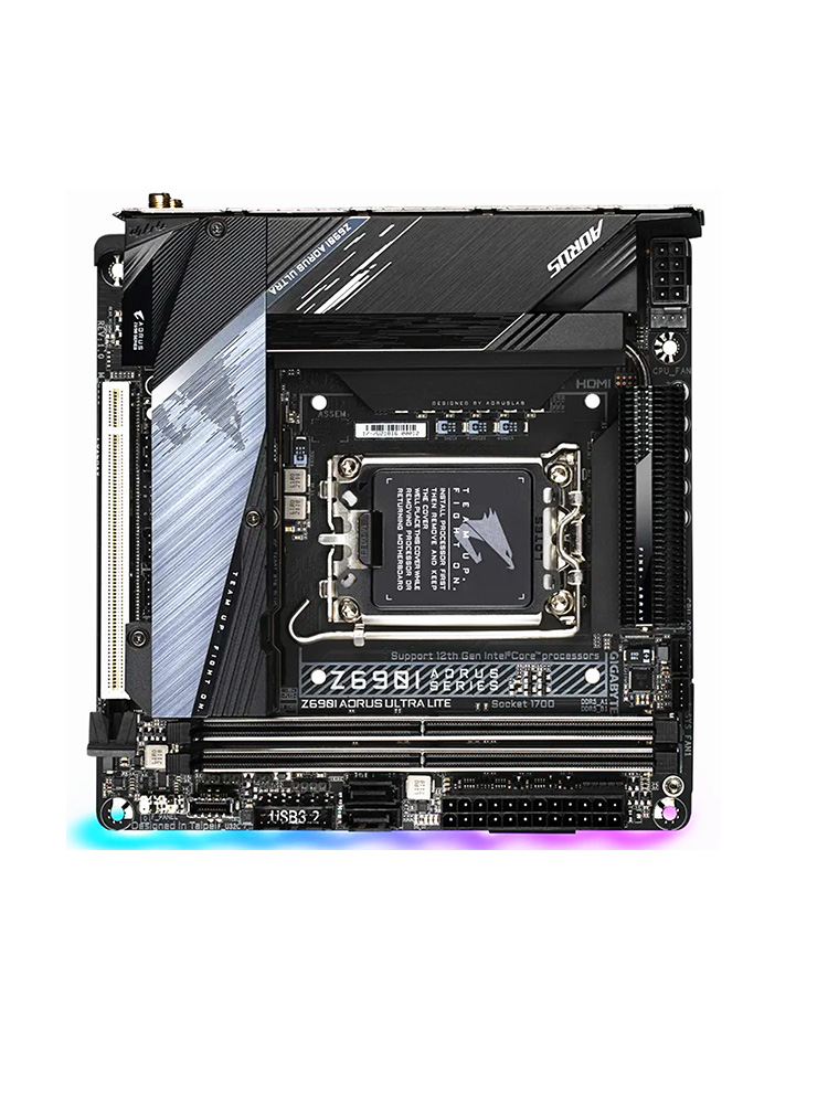 เมนบอร์ด Gigabyte Z690I AORUS  - Lga 1700 Ddr5 Itx Motherboard บทวิจารณ์และราคา