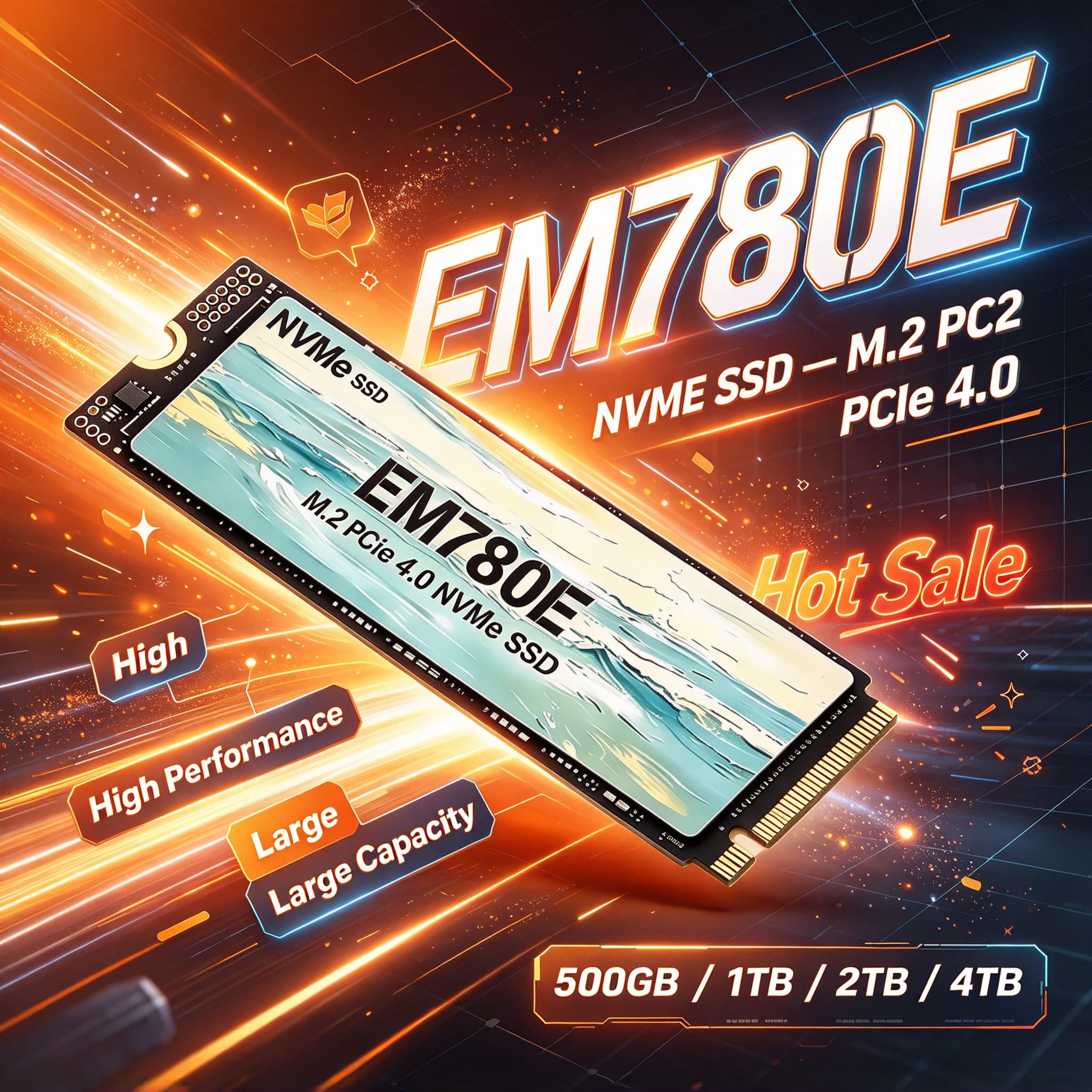EM780E M.2 NVMe PCIe 4.0 SSD 5 - M.2 Nvme 4Tb Pcie 4.0 Ssd บทวิจารณ์และราคา