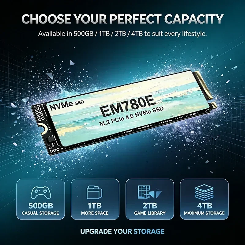 EM780E M.2 NVMe PCIe 4.0 SSD 5 - M.2 Nvme 4Tb Pcie 4.0 Ssd บทวิจารณ์และราคา