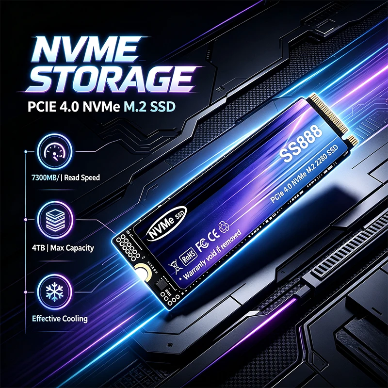 SS888 M.2 NVMe PCIe 4.0 SSD คว - M.2 Nvme 4Tb Pcie 4.0 Ssd บทวิจารณ์และราคา