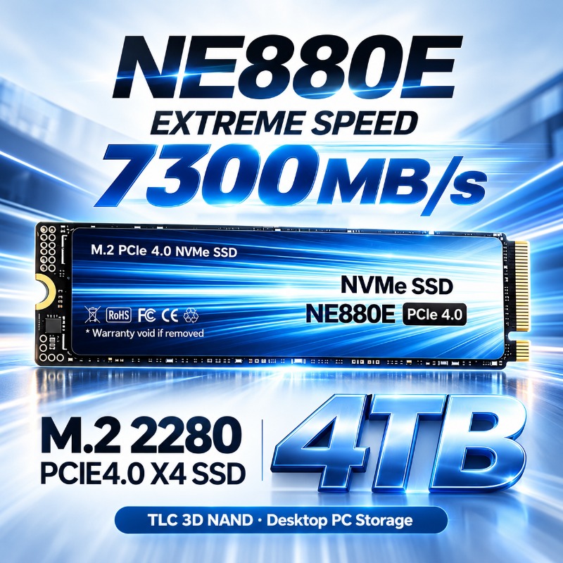 SSD รุ่น NE880E ของแท้ M.2 NVM - M.2 Nvme 4Tb Pcie 4.0 Ssd บทวิจารณ์และราคา