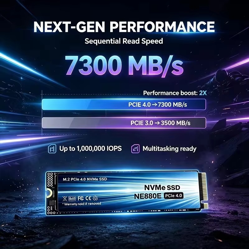 SSD รุ่น NE880E ของแท้ M.2 NVM - M.2 Nvme 4Tb Pcie 4.0 Ssd บทวิจารณ์และราคา