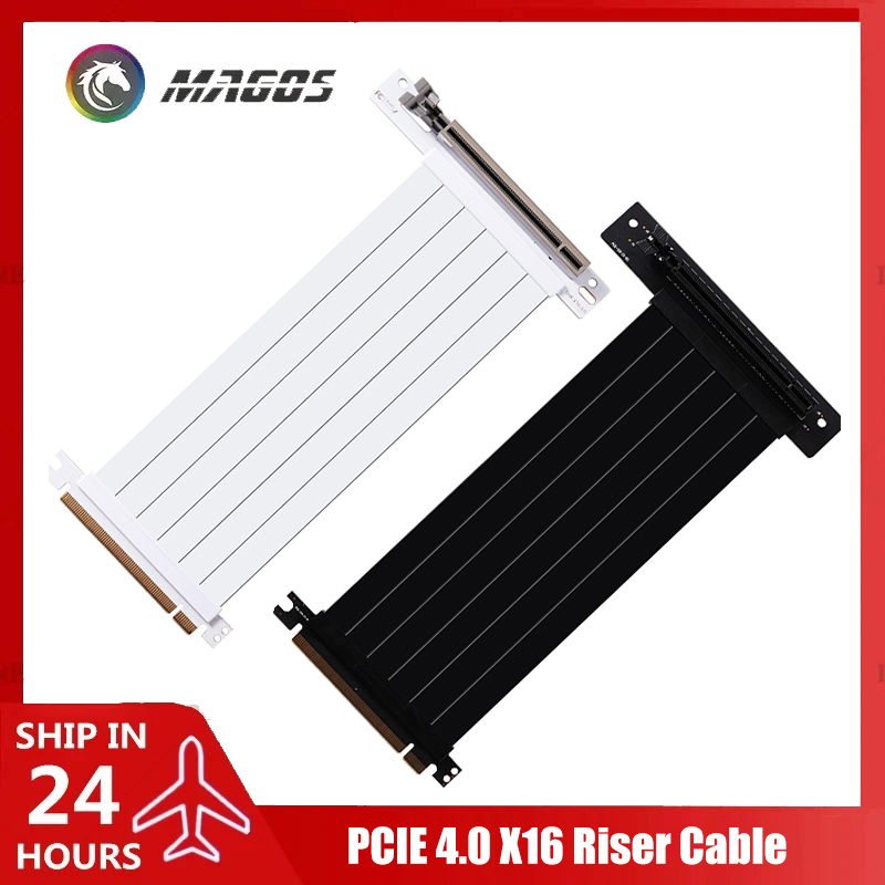 PCIE 4.0 X16 Riser Cable การ์ด - Pcie 4.0 X16 Riser Cable 90 Degree บทวิจารณ์และราคา