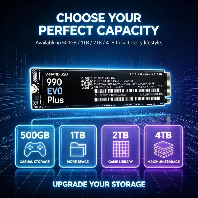 ใหม่ 990 EVO Plus M.2 2280 NVM - M.2 Nvme 4Tb Pcie 4.0 Ssd บทวิจารณ์และราคา