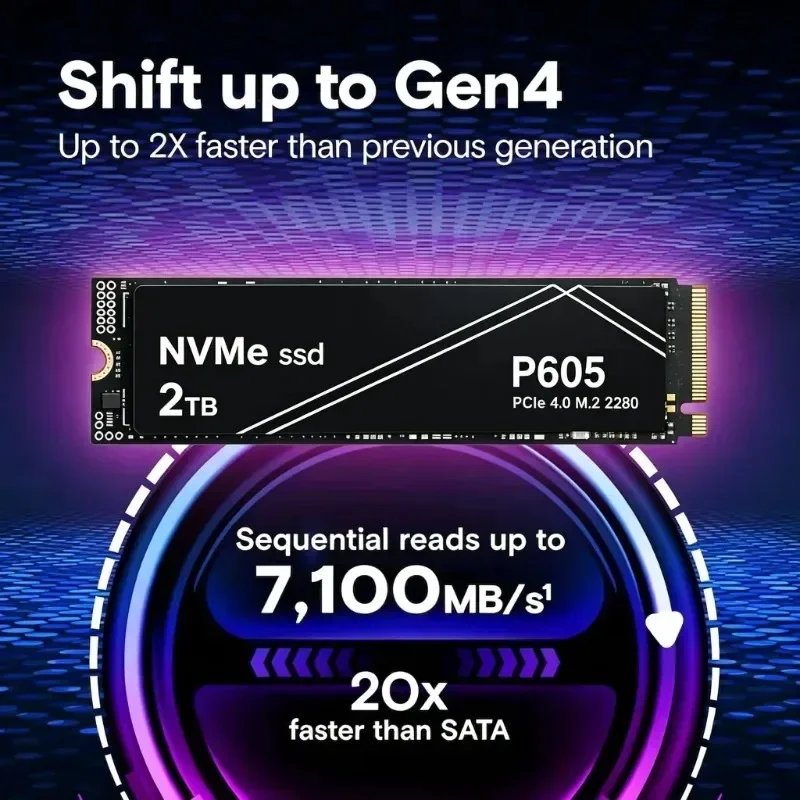 P605 NVMe SSD 7100MB/s PCIe 4. - M.2 Nvme 4Tb Pcie 4.0 Ssd บทวิจารณ์และราคา