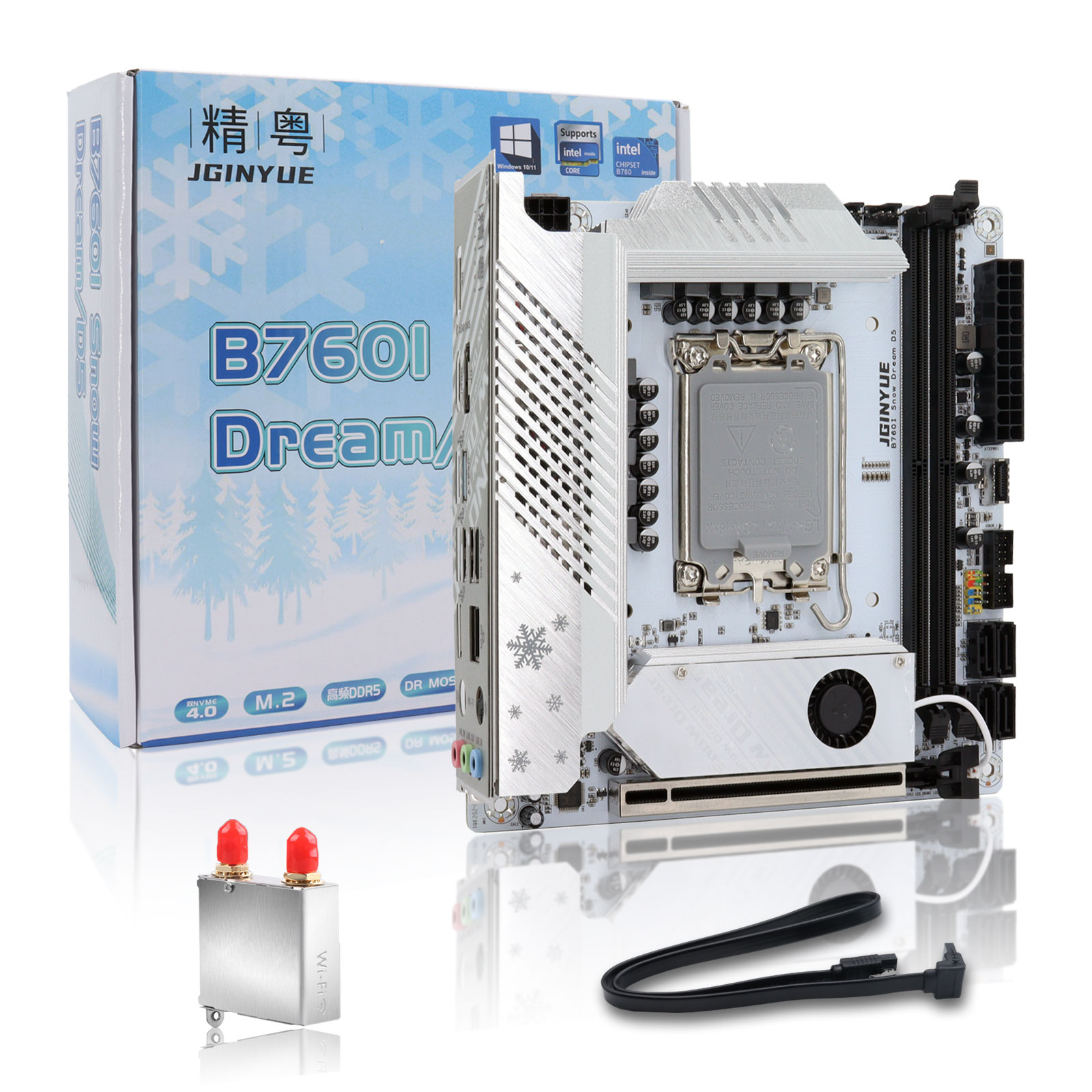 JGINYUE B760i ddr5 mini itx คอ - Lga 1700 Ddr5 Itx Motherboard บทวิจารณ์และราคา