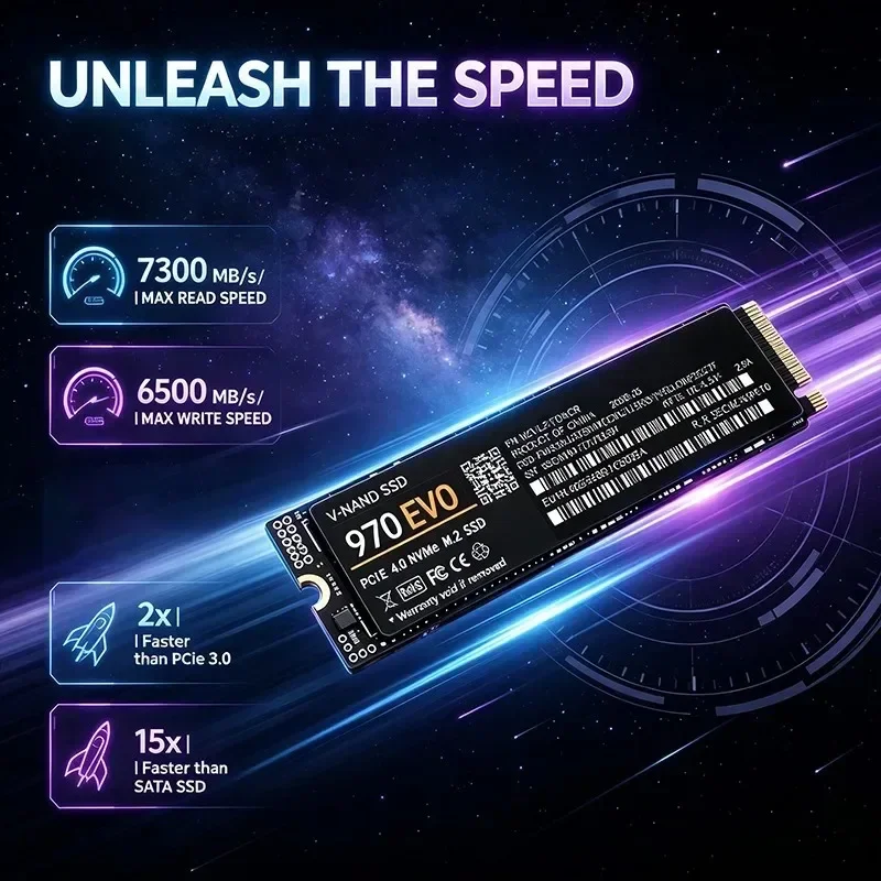 970 EVO NVMe M.2 2280 SSD PCIe - M.2 Nvme 4Tb Pcie 4.0 Ssd บทวิจารณ์และราคา