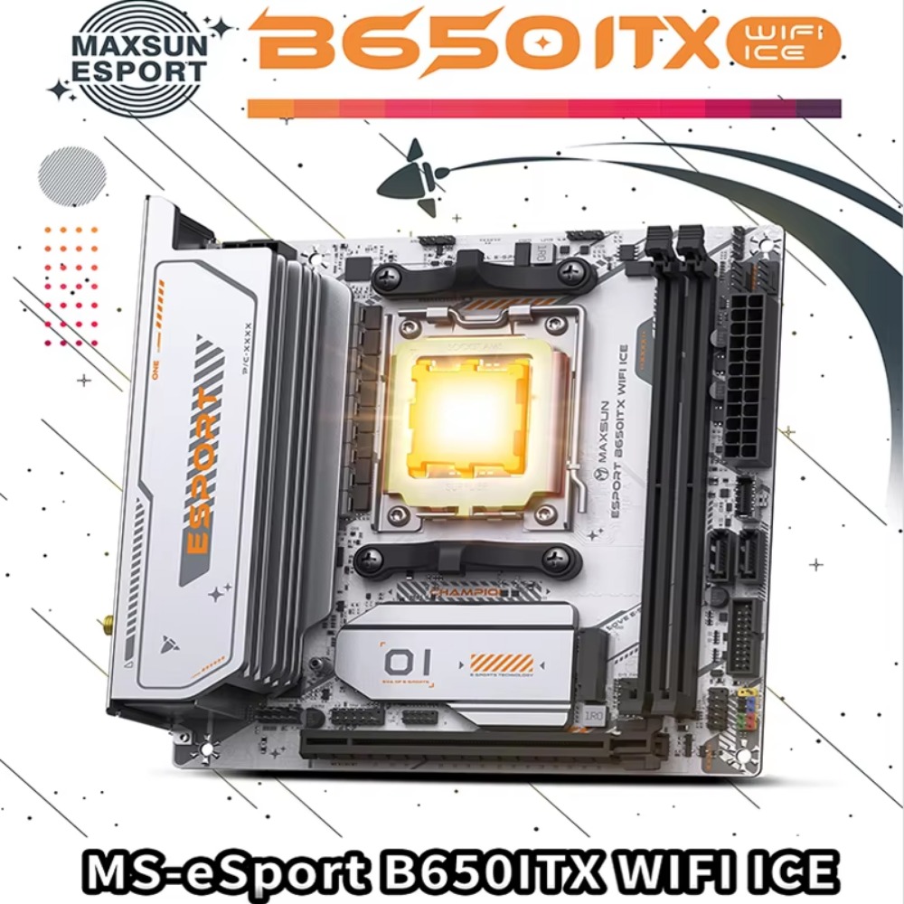 เมนบอร์ด MAXSUN รุ่น ESport B6 - B650 Itx Motherboard Wifi บทวิจารณ์และราคา