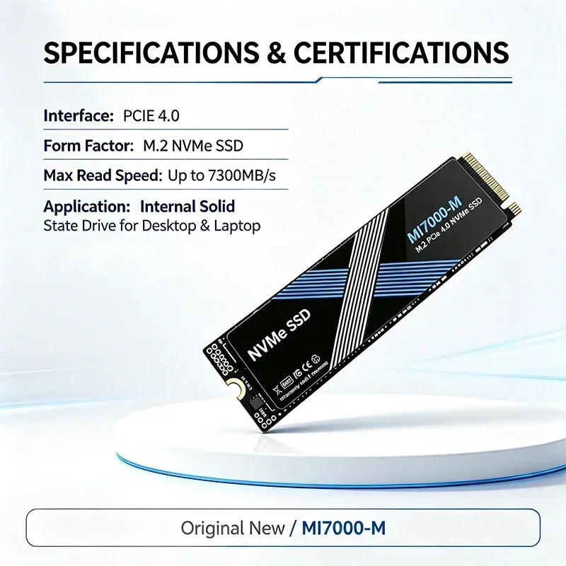 PCIe 4.0 MI7000-M NVMe M.2 SSD - M.2 Nvme 4Tb Pcie 4.0 Ssd บทวิจารณ์และราคา