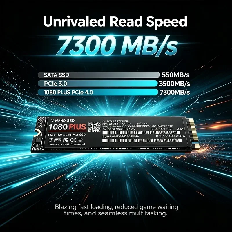 ความเร็วสูง ของแท้ 100% 1080 P - M.2 Nvme 4Tb Pcie 4.0 Ssd บทวิจารณ์และราคา