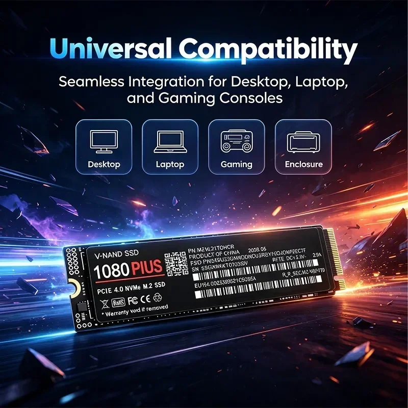 ความเร็วสูง ของแท้ 100% 1080 P - M.2 Nvme 4Tb Pcie 4.0 Ssd บทวิจารณ์และราคา