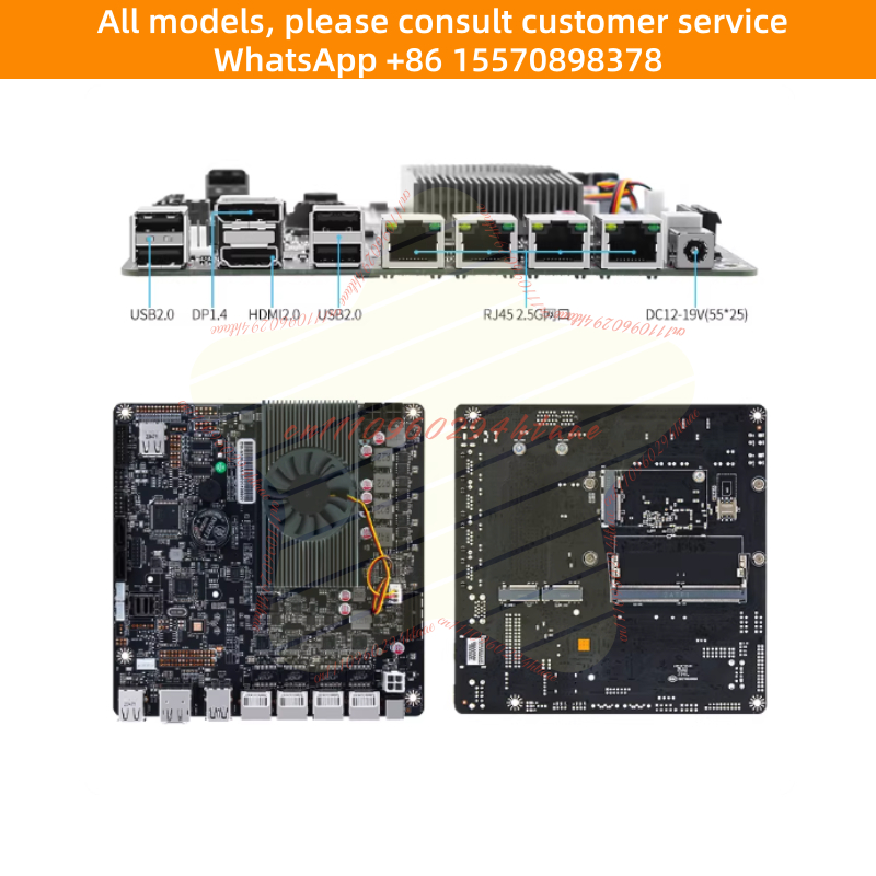 เมนบอร์ด N100 Mini ITX NAS 6 ช - Nas Motherboard N100 6 Sata บทวิจารณ์และราคา