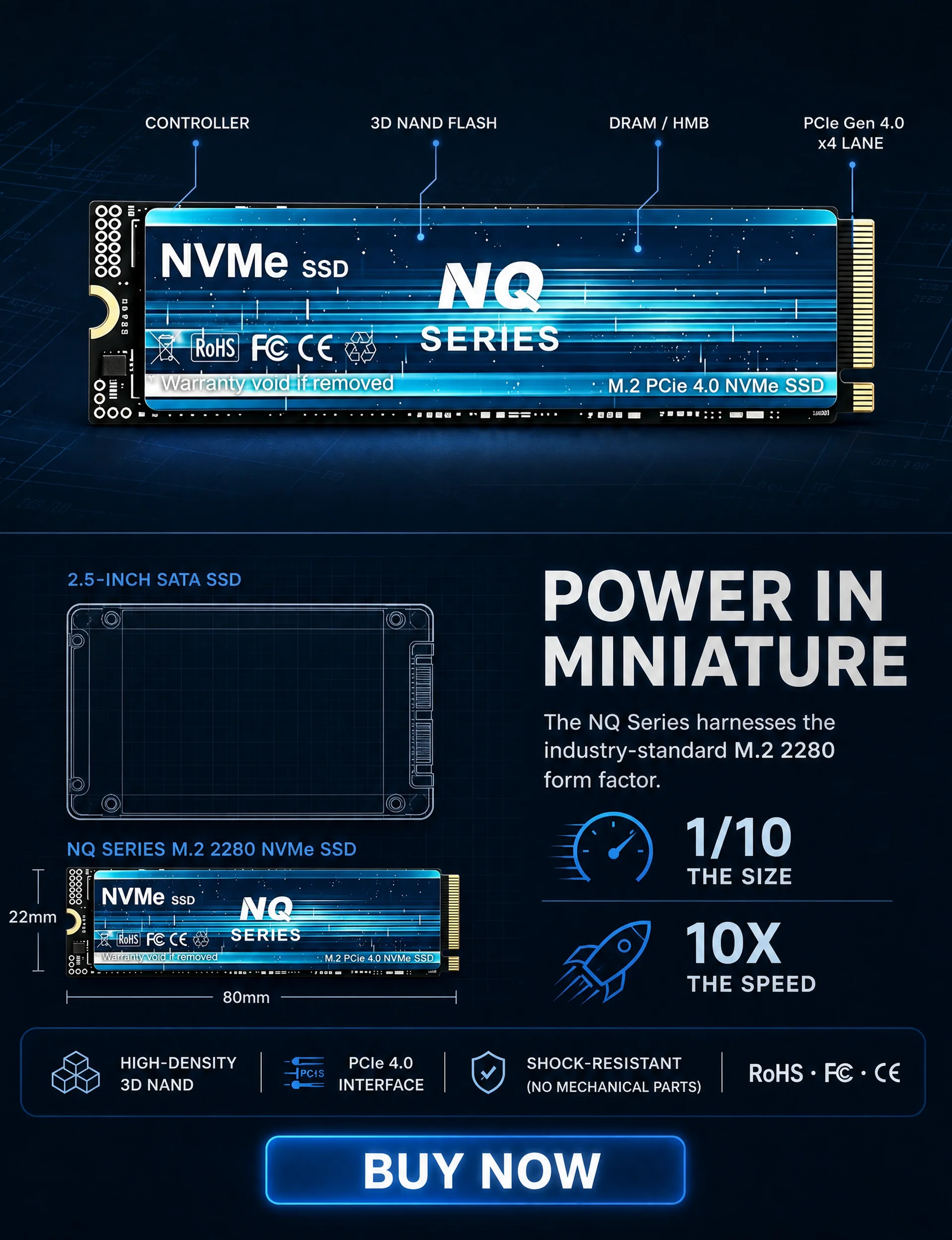 SSD แบบ M.2 NVMe PCIe 4.0 ซีรี - M.2 Nvme 4Tb Pcie 4.0 Ssd บทวิจารณ์และราคา